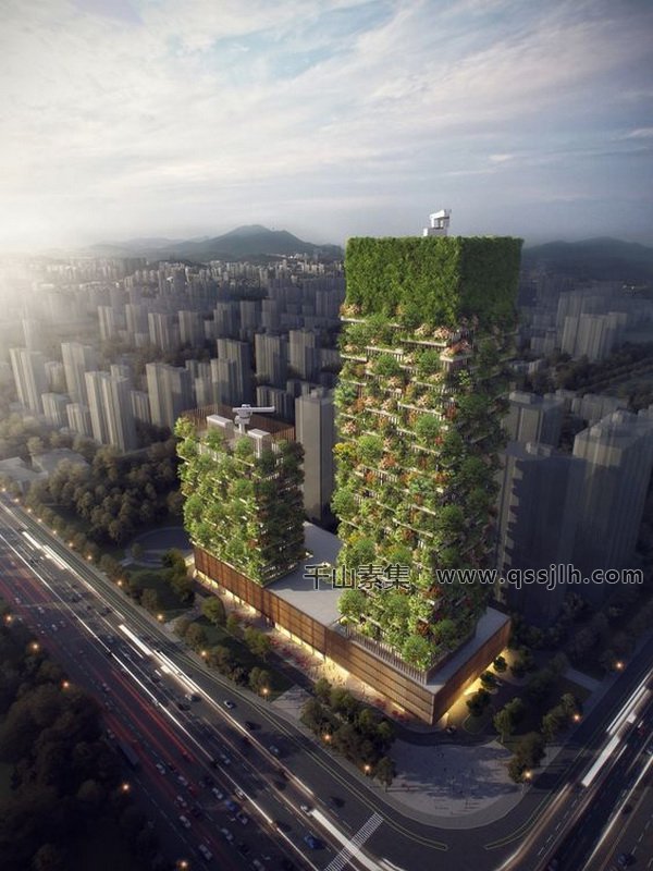 垂直绿化花园,城市垂直绿化