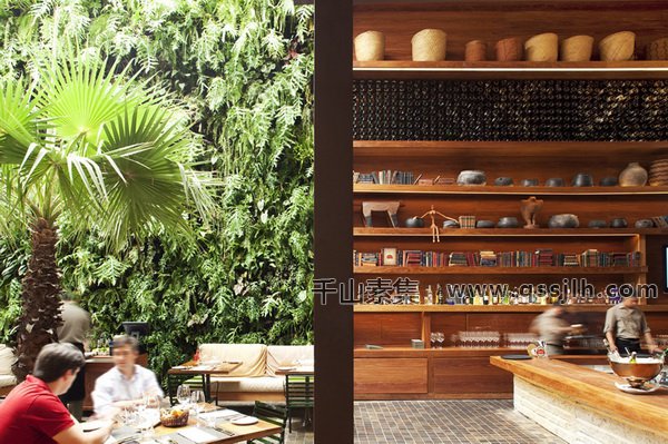 餐厅植物墙,室内植物墙,植物墙设计