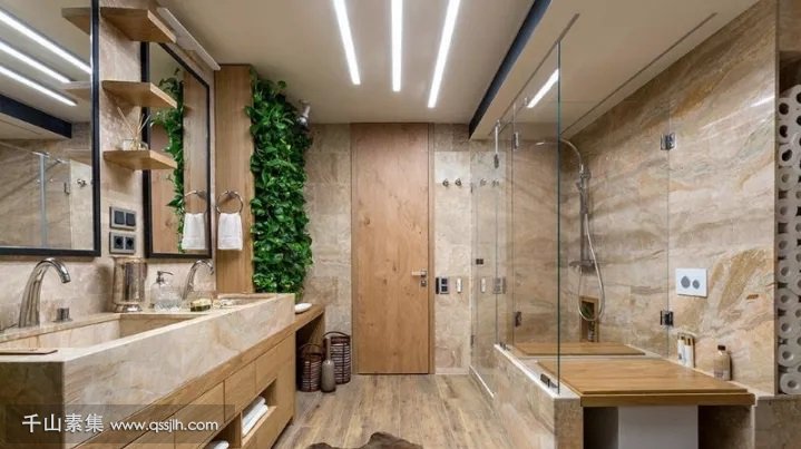 厕所植物墙,室内植物墙,植物墙设计,植物墙景观