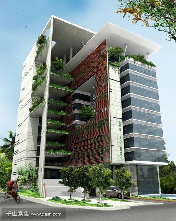 高层建筑垂直绿化，让家被“花园”环抱