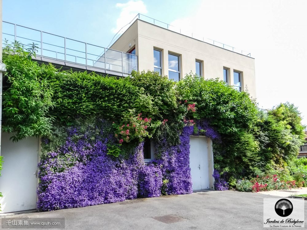 室外植物墙案例之Jardins de Babylone房屋