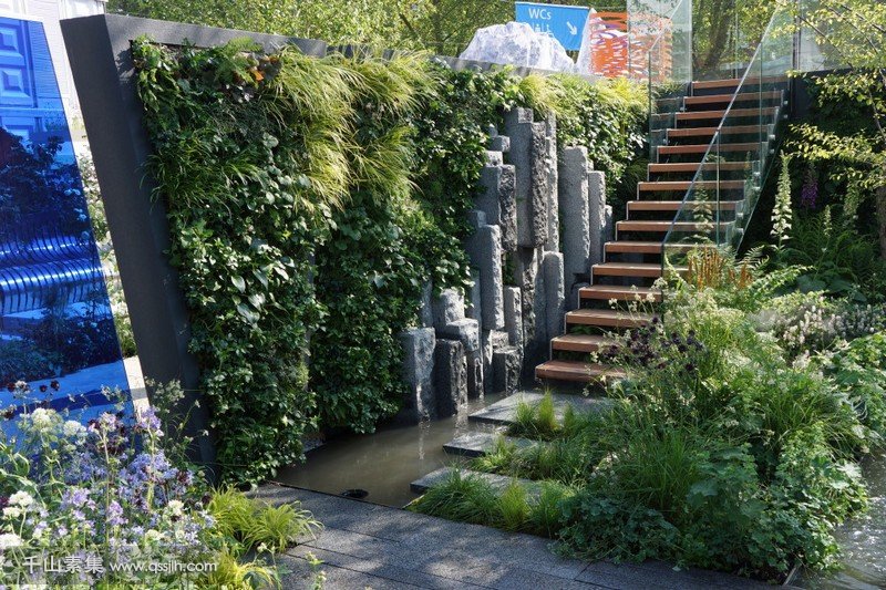 在庭院造山水景观，为什么要用到植物墙？