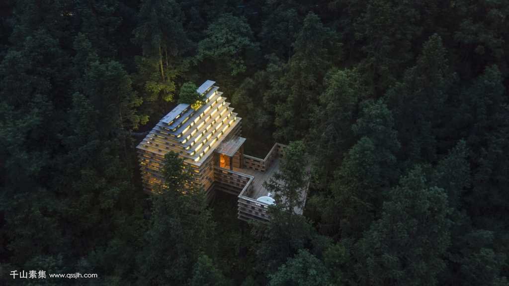 建筑景观绿化案例·齐云山树屋酒店！