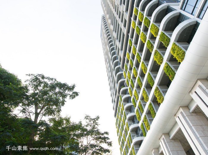 金迪世纪大厦垂直绿化 充满绿意的水晶宫