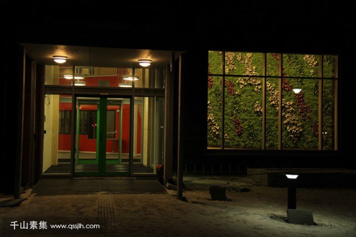 挪威Mære农业学院植物墙：垂直绿化参与园艺教学