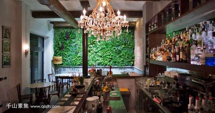 【沈阳植物墙】米兰Eppol餐厅垂直绿化