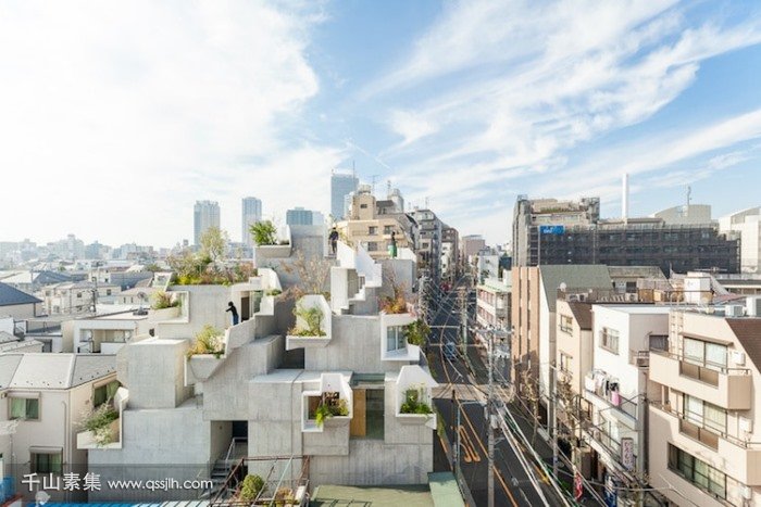 东京的创新住宅 盒子式的垂直森林