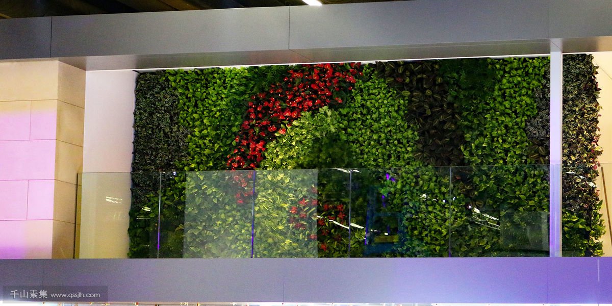 法兰克福车展植物墙，美丽的视觉效果