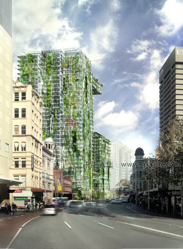 垂直绿化,垂直绿化景观,公寓垂直绿化,城市垂直绿化