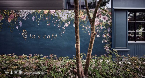 咖啡厅植物墙,植物墙设计,植物墙景观