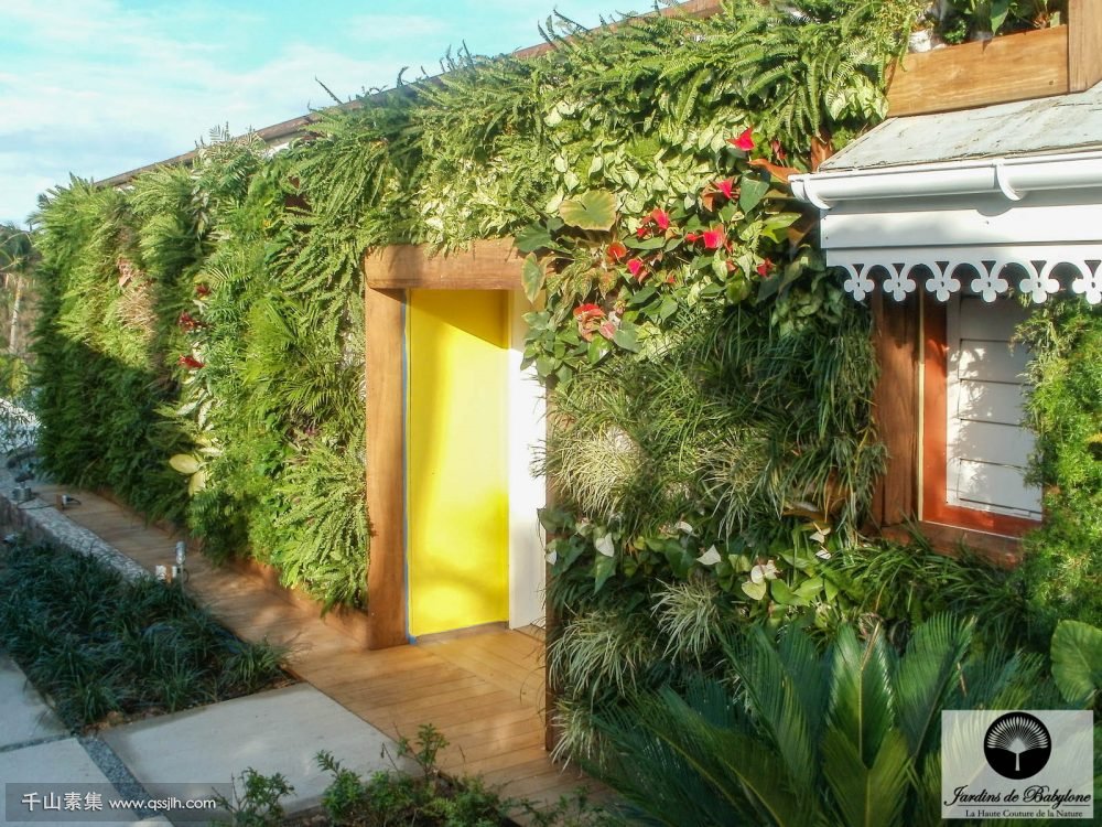 模块式植物墙绿化在竖向空间的设计理念!