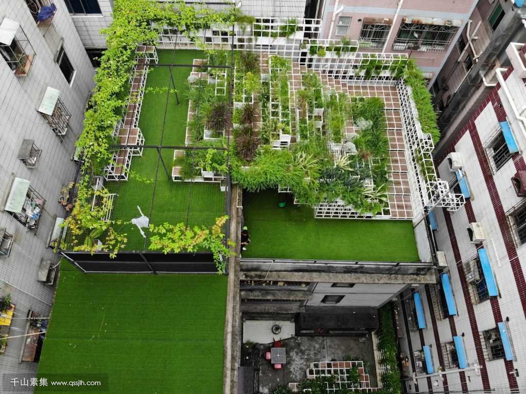 屋顶花园设计案例“城上绿云”，让城中村实现绿水青山！