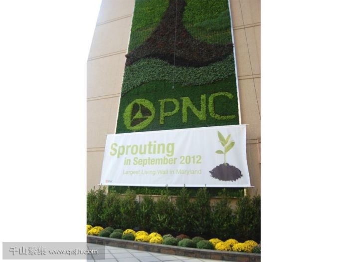 PNC广场绿植墙
