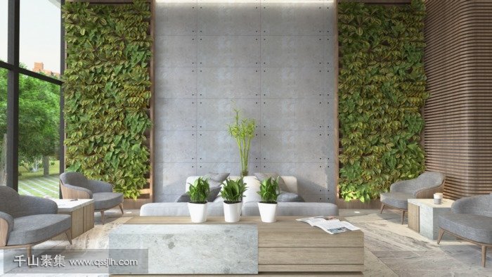 植物墙艺术设计