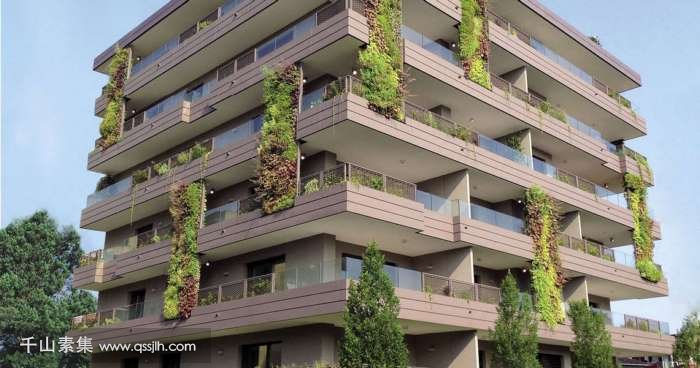 【厦门植物墙】垂直绿化住宅 轻盈的生活绿植墙
