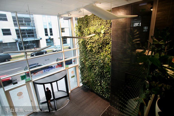 布达佩斯酒店植物墙 零排放绿色建筑